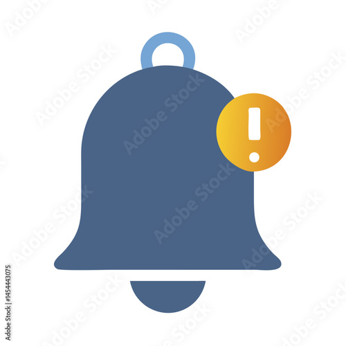 Notification Bell Icon Representing Alert and Reminder Notification