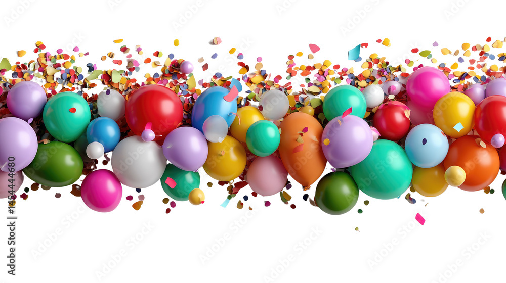 Joyful Burst of Celebration: A vibrant scene of colorful balloons and confetti fills the frame, creating a festive and uplifting atmosphere. Capture the joyous celebration of fun. Joyful Burst of Celebration: A vibrant scene of colorful balloons and confetti fills the frame, creating a festive and uplifting atmosphere. Capture the joyous celebration of fun.