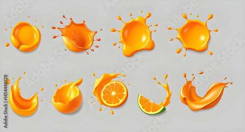 Fresh citrus splash, Orange liquid burst, Splashing orange juice, Orange energy drink splash, Healthy drink splash, Summer orange splash, Orange splash background, Orange drink explosion, Fresh squeez
