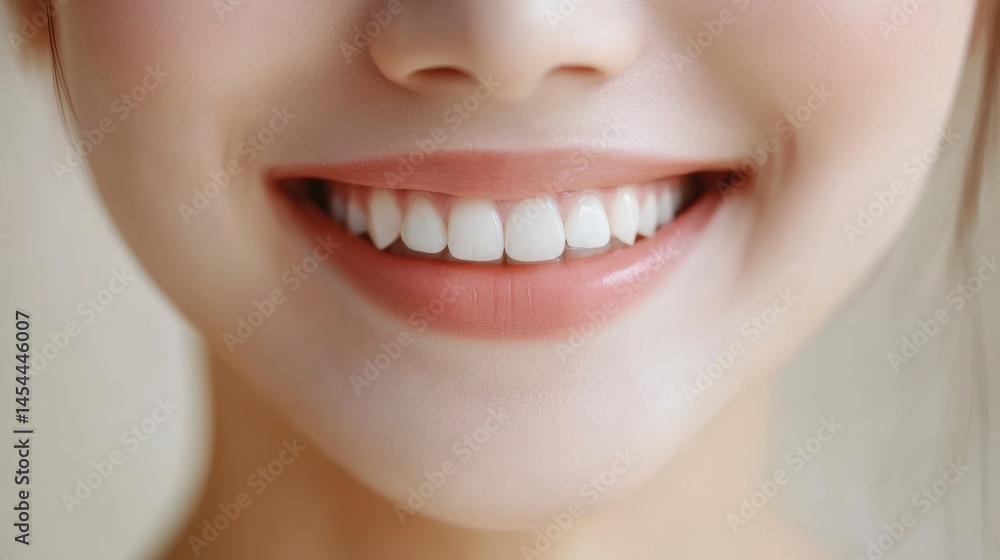 Obraz premium Beautiful woman smile use cream for good skin. face of a healthy woman apply cream and makeup. Advertisement for skin cream, anti-wrinkle, baby face, whitening, moisturizer, tighten pores