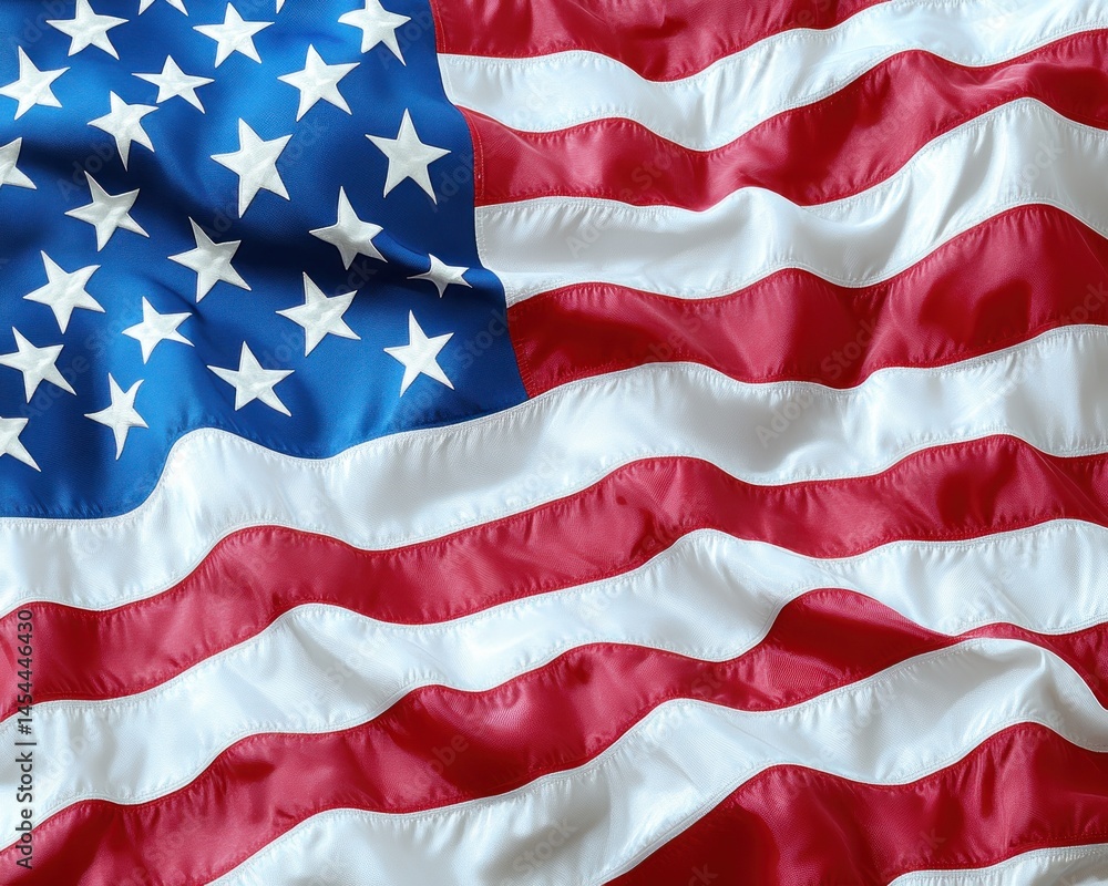 Obraz premium American flag waving