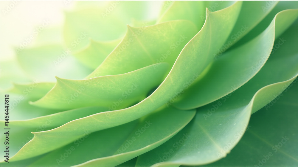 Obraz premium Ghostly Leaves Layered Transparency