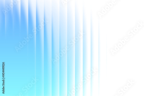 A rich blue-to-cyan gradient on a white background, with smooth, polished textures that enhance the feeling of freshness and clarity.  Vertical lines in varying opacity create a smooth texture