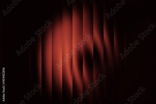 Photography A vivid red-to-orange glass gradient on black, emitting warmth and energy with smooth glowing transparency and bold color saturation