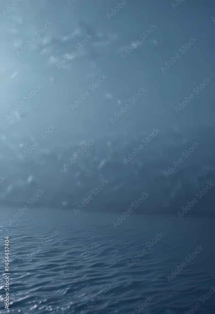 Fototapeta premium Subtle ocean-inspired blue gradient, smooth texture, image, soft