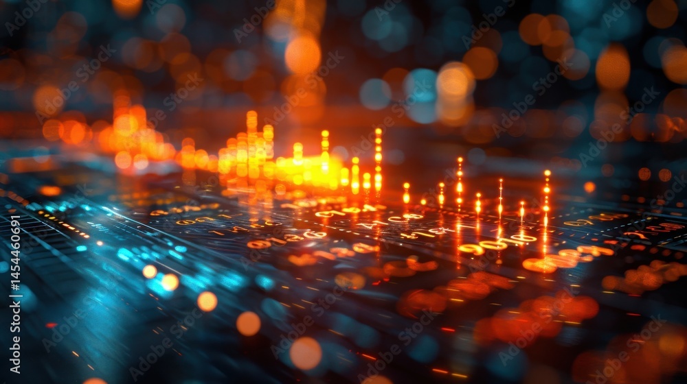 value invisibility, golden user icon covered by translucent layer of spreadsheets and KPIs value invisibility, golden user icon covered by translucent layer of spreadsheets and KPIs