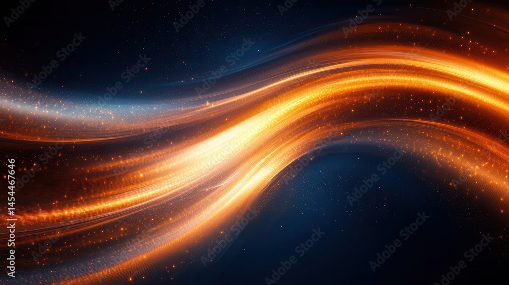 Obraz premium Abstract energy flow