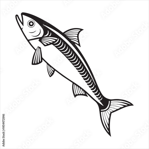anchovy vector icon with a white background
