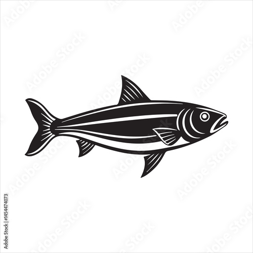 anchovy vector icon with a white background