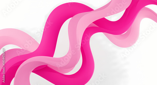 Pink Abstract Wave Background