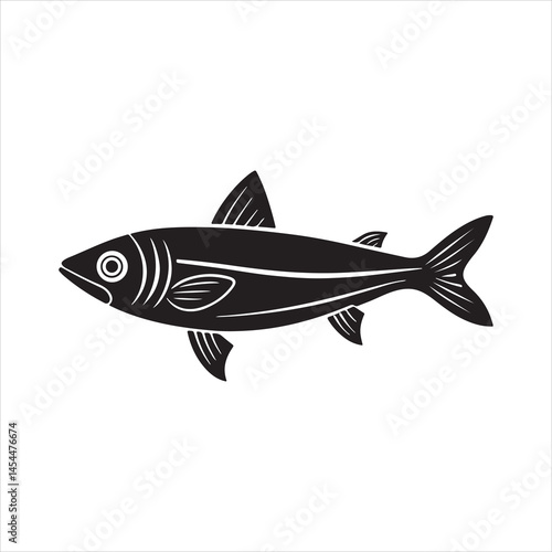 anchovy vector icon with a white background