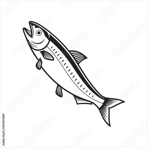 anchovy vector icon with a white background