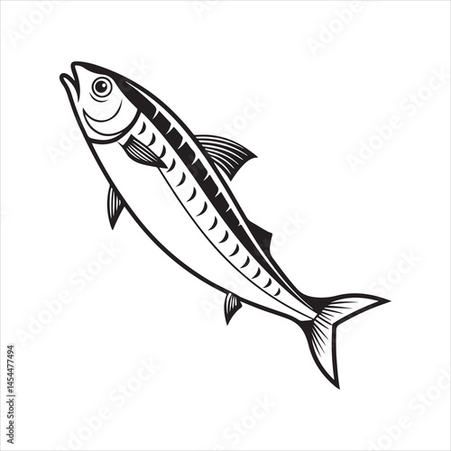 anchovy vector icon with a white background