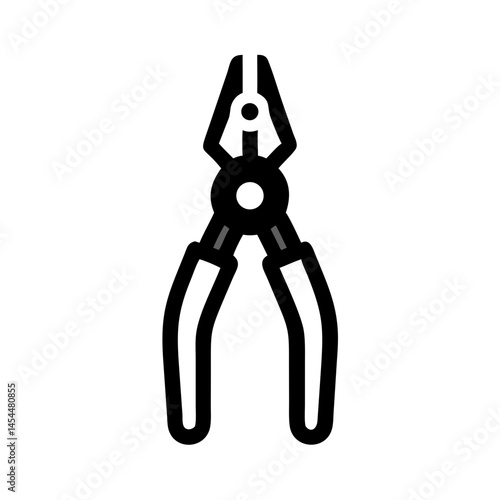 Wire Cutter Pliers Icon Representing Electrical Cutting Tool