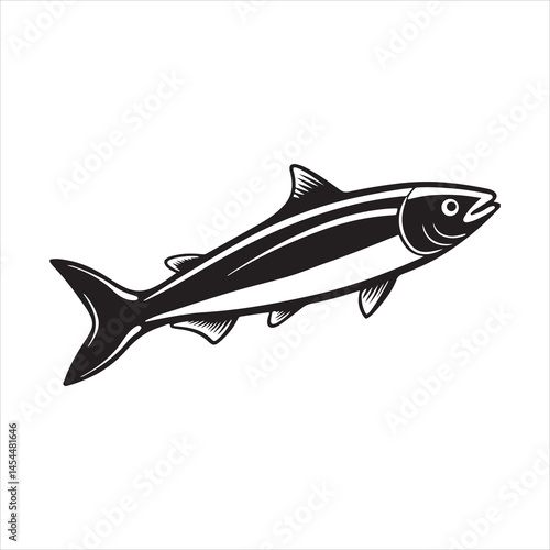 anchovy vector icon with a white background
