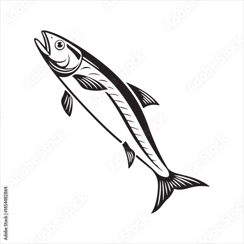 anchovy vector icon with a white background