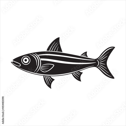 anchovy vector icon with a white background