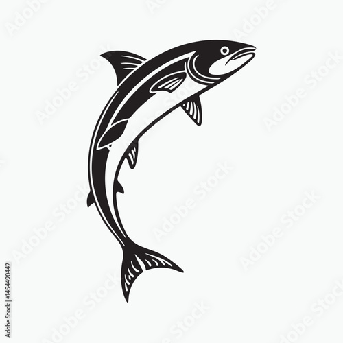 anchovy vector icon with a white background