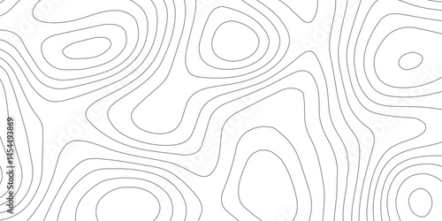 "High-resolution abstract topographic contour map with continuous smooth black lines on a white background, depicting natural terrain with organic and wavy elevation patterns."