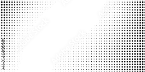 Wallpaper Mural Dotted modern halftone gradient texture. Vanishing polka dot background. Repeating dots gradation pattern abstract Torontodigital.ca