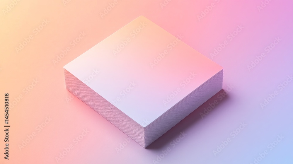 Simple, solid, pastel-toned cube. Soft, gradient colors. Clean, minimal design Simple, solid, pastel-toned cube. Soft, gradient colors. Clean, minimal design
