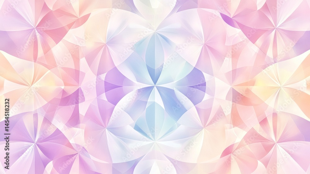 Pastel polygonal abstract background with floral pattern. Pastel polygonal abstract background with floral pattern.