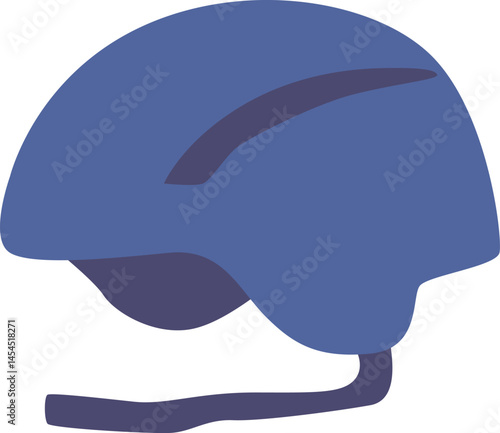 Protective helmet headgear vector illustration
