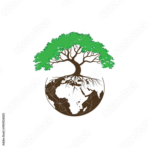 tree with earth