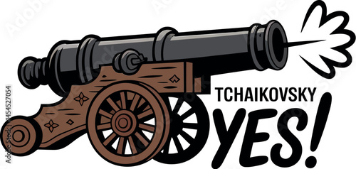 Tchaikovsky 1812 Overture Cannon Music T Shirt