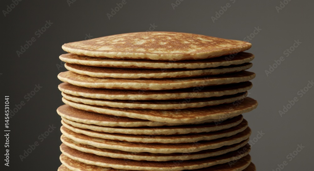 High stack of pancakes High stack of pancakes