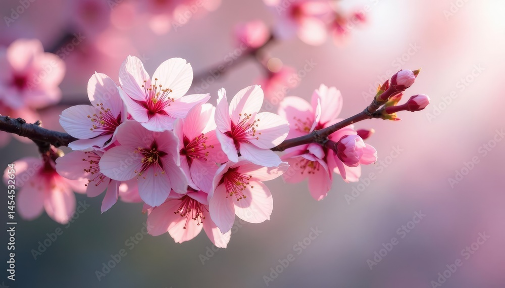 Delicate pink sakura blossoms, soft petals, gentle branches , nature, cherry, tree Delicate pink sakura blossoms, soft petals, gentle branches , nature, cherry, tree