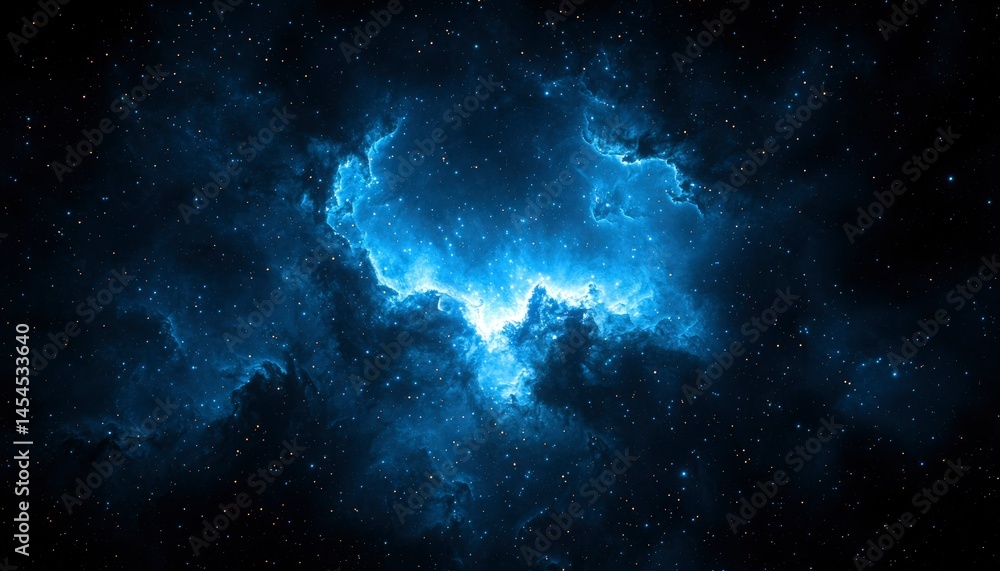 Fototapeta premium Cosmic Nebula Glow