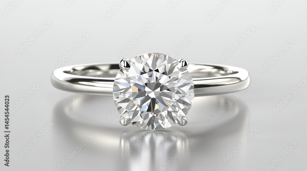 Sparkling diamond ring show Sparkling diamond ring show