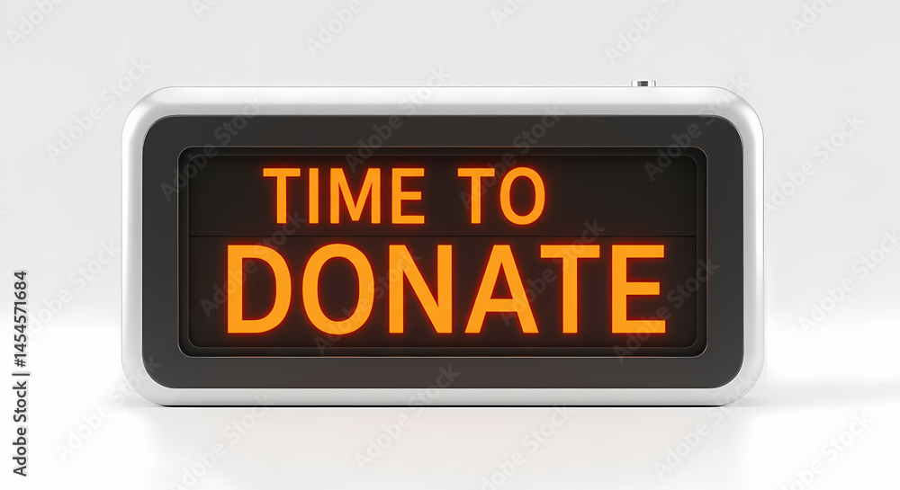 Time to Donate Donation Sign Stock Photo Time to Donate Donation Sign Stock Photo