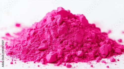 Vibrant magenta pigment powder with rich color and fine texture appeal
