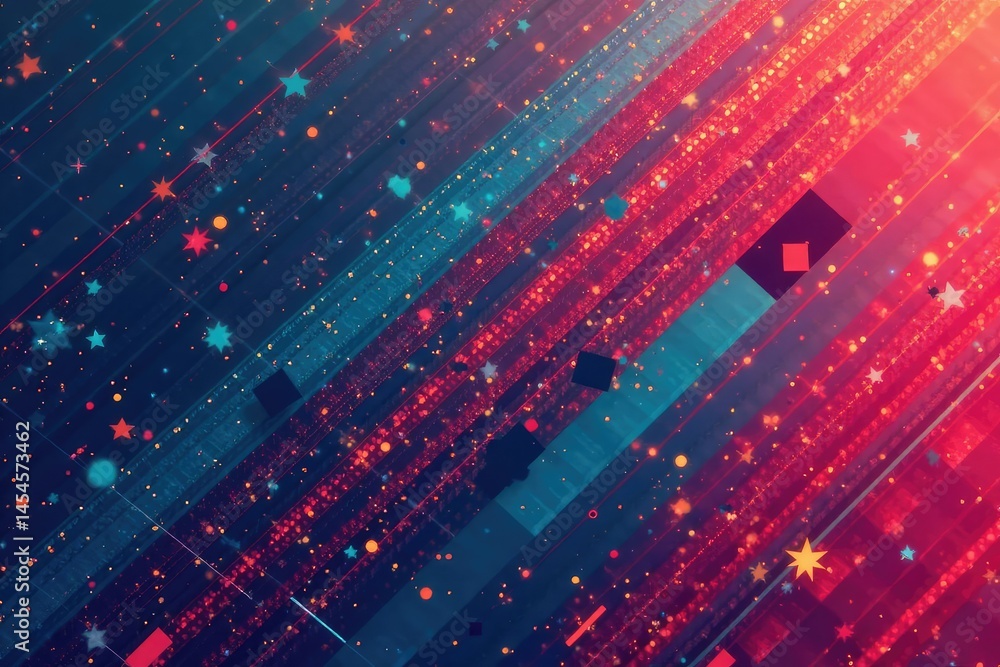 Fototapeta premium Geometric shapes, repeating lines, minimal design, style, shape