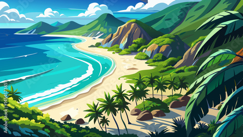 From high above, Grand Anse reveals its hidden magic—an untouched crescent of white sand caressed by turquoise waves.
The beach curves like a soft brushstroke against the vast canvas of the Indian Oce