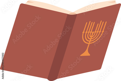 Jewish bible torah menorah book