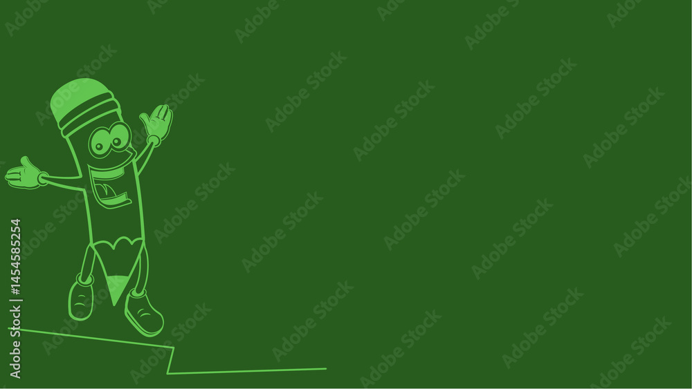 Fototapeta premium Iven der Bleistift (Andrea & Iven)