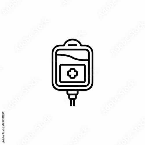 blood bank icon sign vector