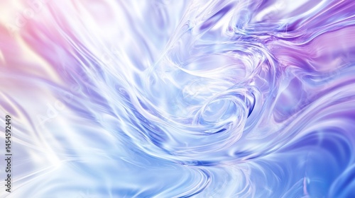 Elegant Abstract Dreamscape: A Whimsical Dance of Color and Movement