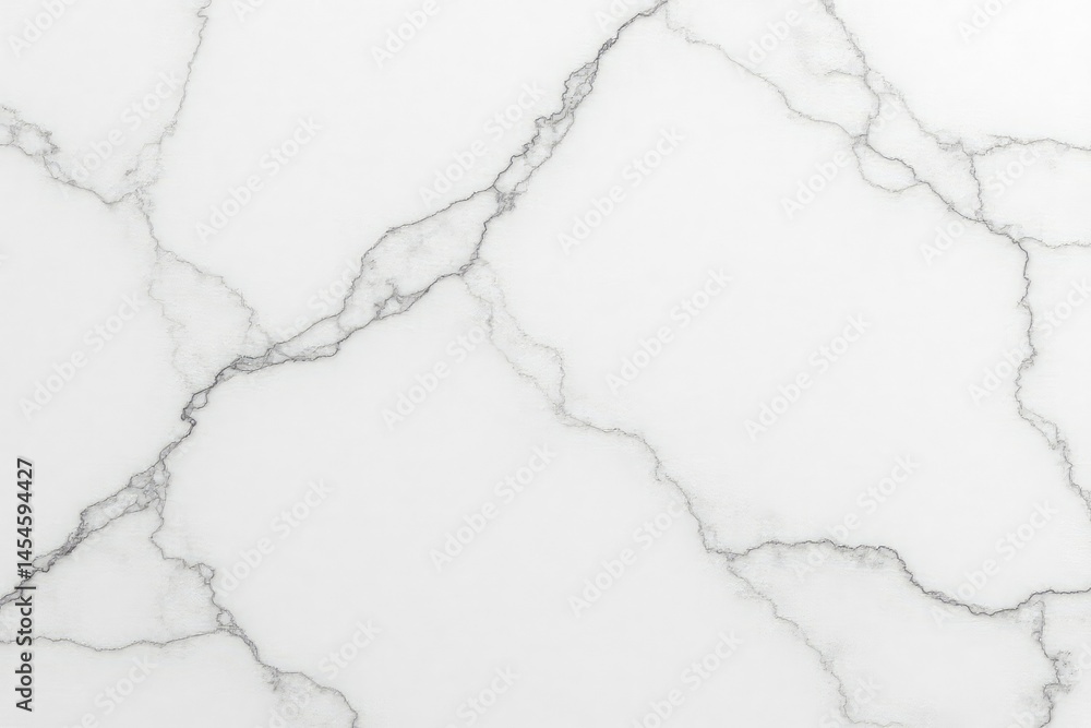 Obraz premium Gleaming white marble slab on seamless white background, home, geometric