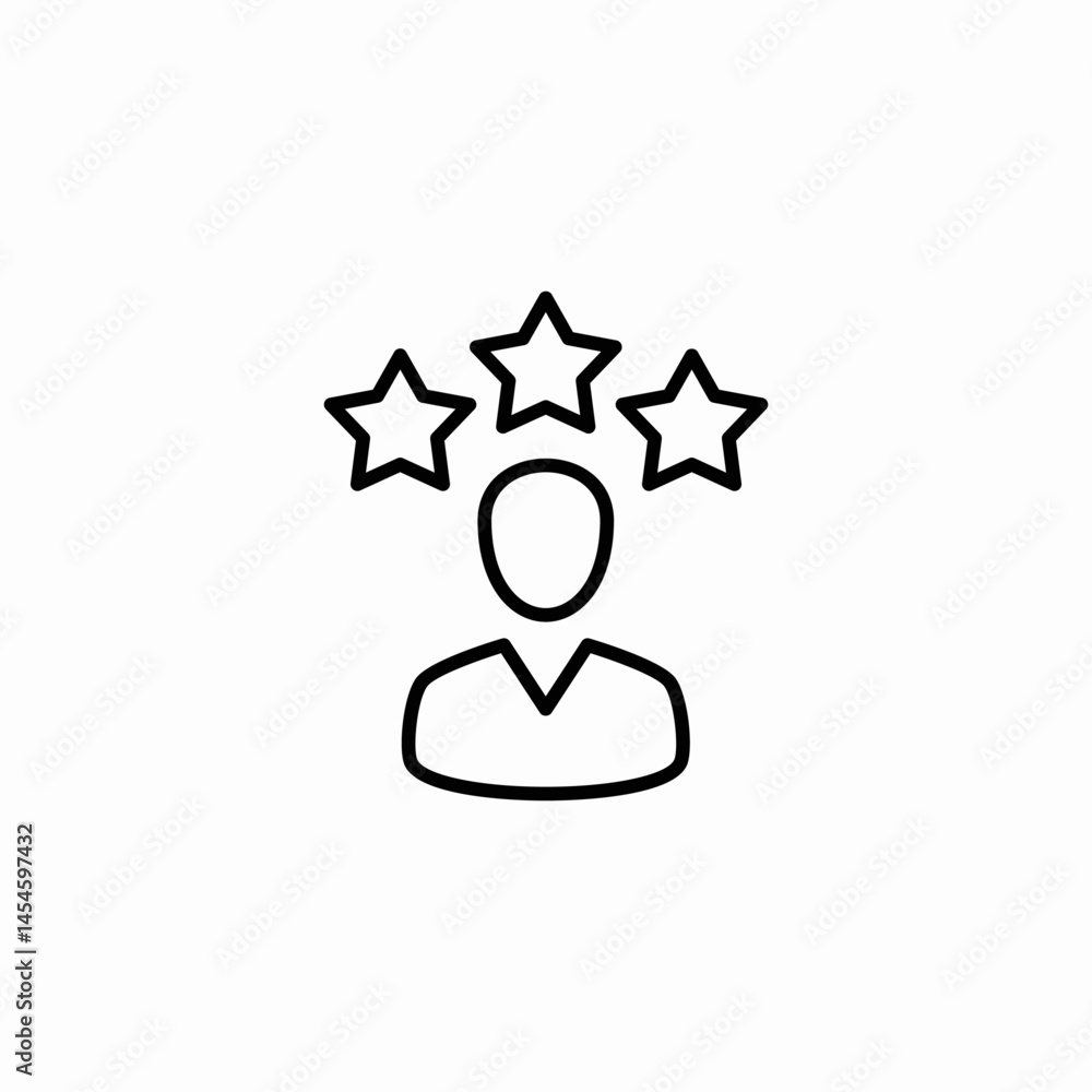 user reputation icon sign vector user reputation icon sign vector