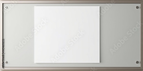 Minimalist Notice Board with Clean Lines