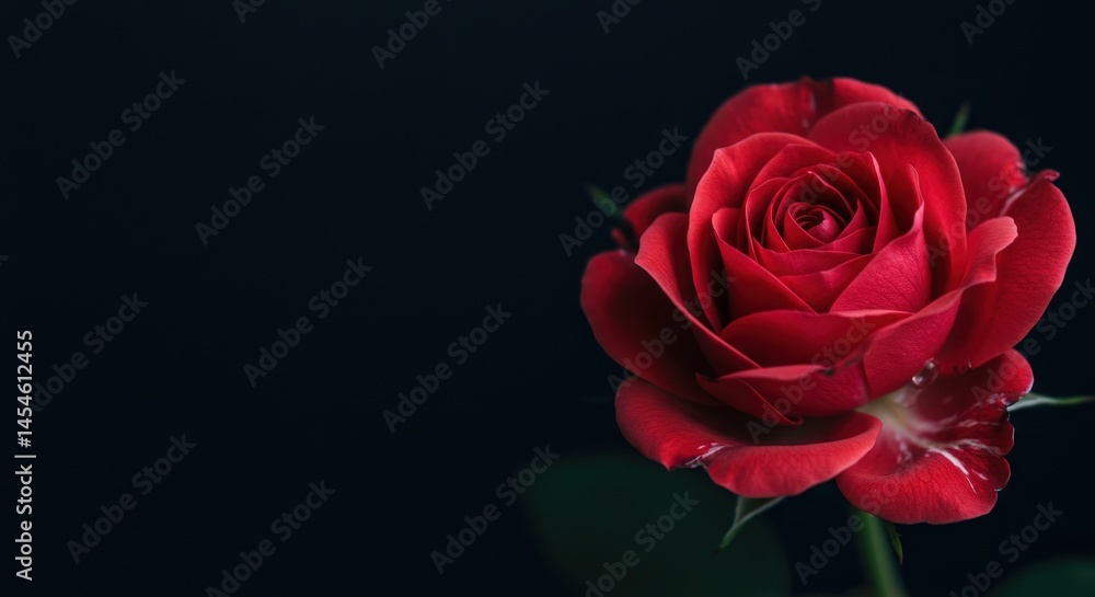 Close-up of a Vibrant Red Rose Close-up of a Vibrant Red Rose