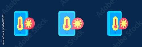 weather app climate change 3D icon