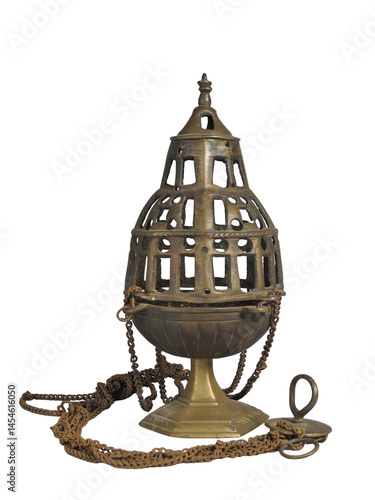 Fototapeta 16th Century South Netherlandish Censer - Ornate Metal Incense Burner