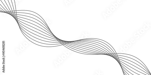 Abstract white background with a glowing abstract waves. Abstract wave element for design. Digital frequency track equalizer, Futuristic background design. Long exposure, Light painting photography.