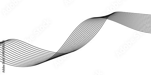 Abstract white background with a glowing abstract waves. Abstract wave element for design. Digital frequency track equalizer, Futuristic background design. Long exposure, Light painting photography.