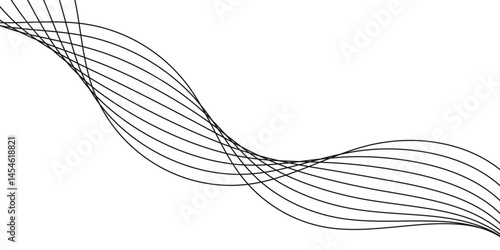 Abstract white background with a glowing abstract waves. Abstract wave element for design. Digital frequency track equalizer, Futuristic background design. Long exposure, Light painting photography.